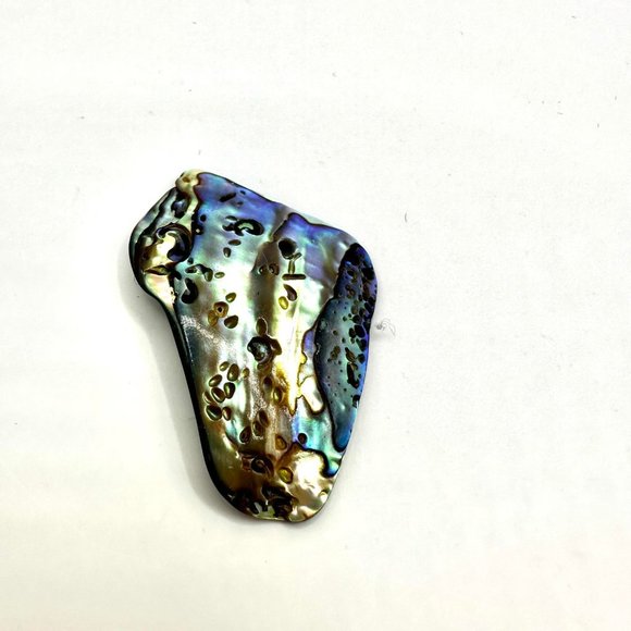 1.5" Abalone Shell Ocean Sea Pendant Holographic Beach - Picture 3 of 8